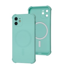 Чохол для iPhone 12 WAVE Silk Touch WXD MagSafe turquoise