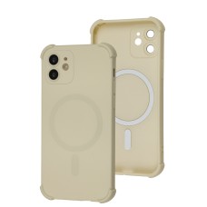 Чохол для iPhone 12 WAVE Silk Touch WXD MagSafe white