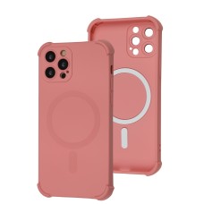 Чохол для iPhone 12 Pro WAVE Silk Touch WXD MagSafe peach