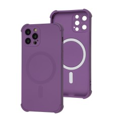 Чохол для iPhone 12 Pro WAVE Silk Touch WXD MagSafe purple