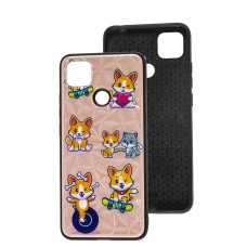 Чохол для Xiaomi Redmi 9C / 10A Wave Majesty playful corgi/light pink