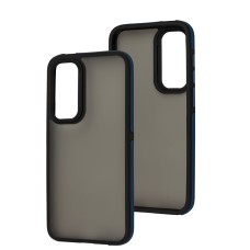 Чохол для Samsung Galaxy A35 5G Shield Dual Color чорний / синій