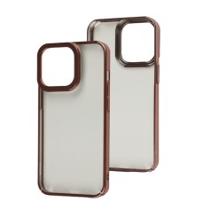 Чохол Baseus Glitter для iPhone 13 Pro прозорий/рожевий