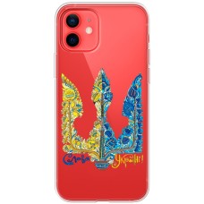Чохол для iPhone 12 mini MixCase патріотичні герб із колосками