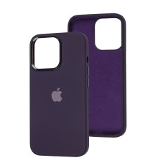 Чохол для iPhone 13 Pro New silicone Metal Buttons elderberry