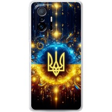 Чохол для Xiaomi 11T / 11T Pro MixCase патріотичні Тризуб у колі
