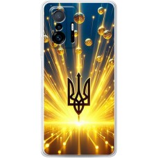 Чохол для Xiaomi 11T / 11T Pro MixCase патріотичні Тризуб у золоті