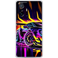 Чохол для Xiaomi 11T / 11T Pro MixCase машини в полум'ї
