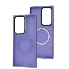 Чохол для Samsung Galaxy S23 Ultra (S918) WAVE Matte Insane MagSafe light purple