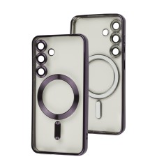 Чохол для Samsung Galaxy S24 WAVE Metal Color MagSafe deep purple