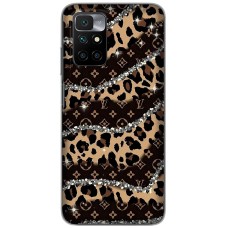 Чохол для Xiaomi Redmi 10 MixCase Леопард Louis Vuitton