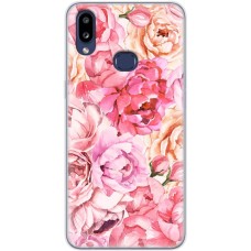 Чохол для Samsung Galaxy A10s (A107) MixCase квіти піони