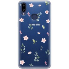 Чохол для Samsung Galaxy A10s (A107) Mixcase квіти патерн квіти гілки евкаліпт