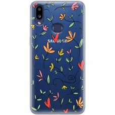 Чохол для Samsung Galaxy A10s (A107) Mixcase квіти квіточки - листочки