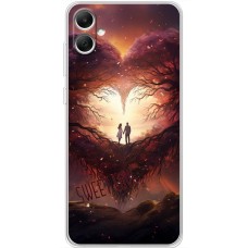 Чехол для Samsung Galaxy A05 (A055) Mixcase для закоханих Sweet Love