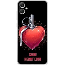 Чехол для Samsung Galaxy A05 (A055) Mixcase для закоханих care heart love