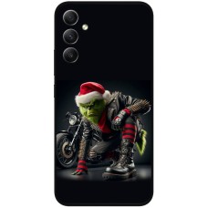 Чохол для Samsung Galaxy A04S (A047) MixCase Новий рік Грінч байкер