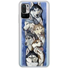 Чохол для Xiaomi Redmi Note 10 5G / Poco M3 Pro Mixcase собачки дизайн 1