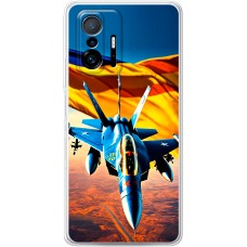 Чохол для Xiaomi 11T / 11T Pro MixCase патріотичні бойовий літак