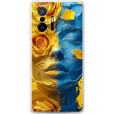 Чохол для Xiaomi 11T / 11T Pro MixCase патріотичні розмальована фарбами