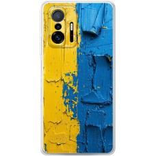 Чохол для Xiaomi 11T / 11T Pro MixCase патріотичні жовто-блакитна фарба