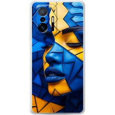Чохол для Xiaomi 11T / 11T Pro MixCase патріотичні геометрія обличчя