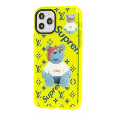 Чохол для iPhone 11 Pro Neon print bear supreme