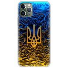 Чохол для iPhone 11 Pro MixCase патріотичні Тризум серед куль