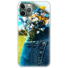 Чохол для iPhone 11 Pro Max MixCase патріотичні квіти України