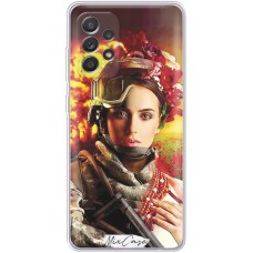 Чохол для Samsung Galaxy A52 Mixcase дівчина солдат