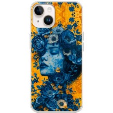 Чохол для iPhone 14 MixCase патріотичні жіноча блакить