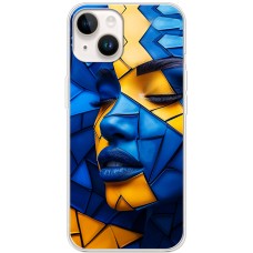 Чохол для iPhone 14 MixCase патріотичні геометрія обличчя