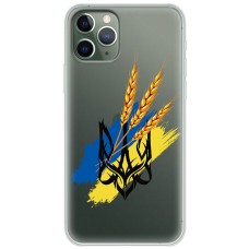 Чохол для iPhone 11 Pro Max MixCase патріотичні герб із колосками