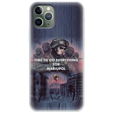 Чохол для iPhone 11 Pro Max MixCase патріотичні військові захисники Азов