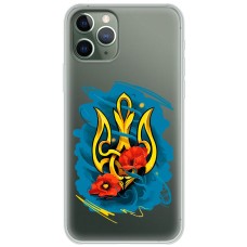 Чохол для iPhone 11 Pro Max MixCase патріотичні герб із маками