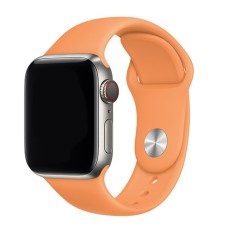 Ремінець для Apple Watch 42mm Band Silicone One-Piece персиковий