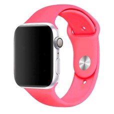 Ремінець для Apple Watch 38/40mm Band Silicone One-Piece barbie pink