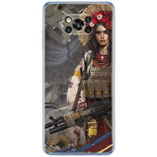 Чохол для Xiaomi Poco X3 / X3 Pro MixCase патріотичні дівчина воин