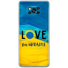 Чохол для Xiaomi Poco X3 / X3 Pro MixCase патріотичні love Ukraine