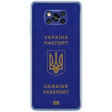 Чохол для Xiaomi Poco X3 / X3 Pro MixCase патріотичні Україна паспорт