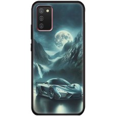 Чохол для Samsung Galaxy A02s (A025) MixCase машини неон місяць