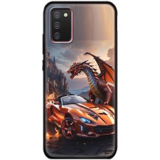 Чохол для Samsung Galaxy A02s (A025) MixCase машини неон дракон