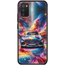 Чохол для Samsung Galaxy A02s (A025) MixCase машини неон кольоровий мікс