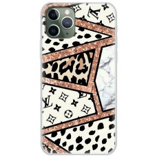 Чохол для iPhone 11 Pro Max MixCase Леопард Louis Vuitton мозаїка