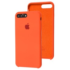 Чохол Silicone для iPhone 7 Plus / 8 Plus case помаранчевий