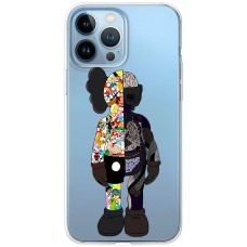 Чохол для iPhone 13 Pro MixCase робот половинки