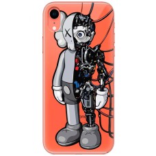 Чохол для iPhone Xr MixCase робот половини