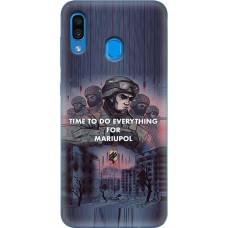 Чохол для Samsung Galaxy A20 / A30 MixCase патріотичні  захисники Маріуполя