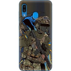 Чохол для Samsung Galaxy A20 / A30 MixCase патріотичні військовий