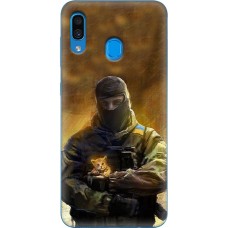 Чохол для Samsung Galaxy A20 / A30 MixCase патріотичні захисник